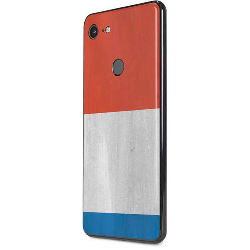 Netherlands Flag Distressed Google Pixel 3 XL Skin